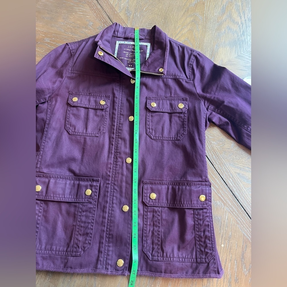 J Crew Relaxed Boyfriend Field Jacket Size M - Picture 7 of 9